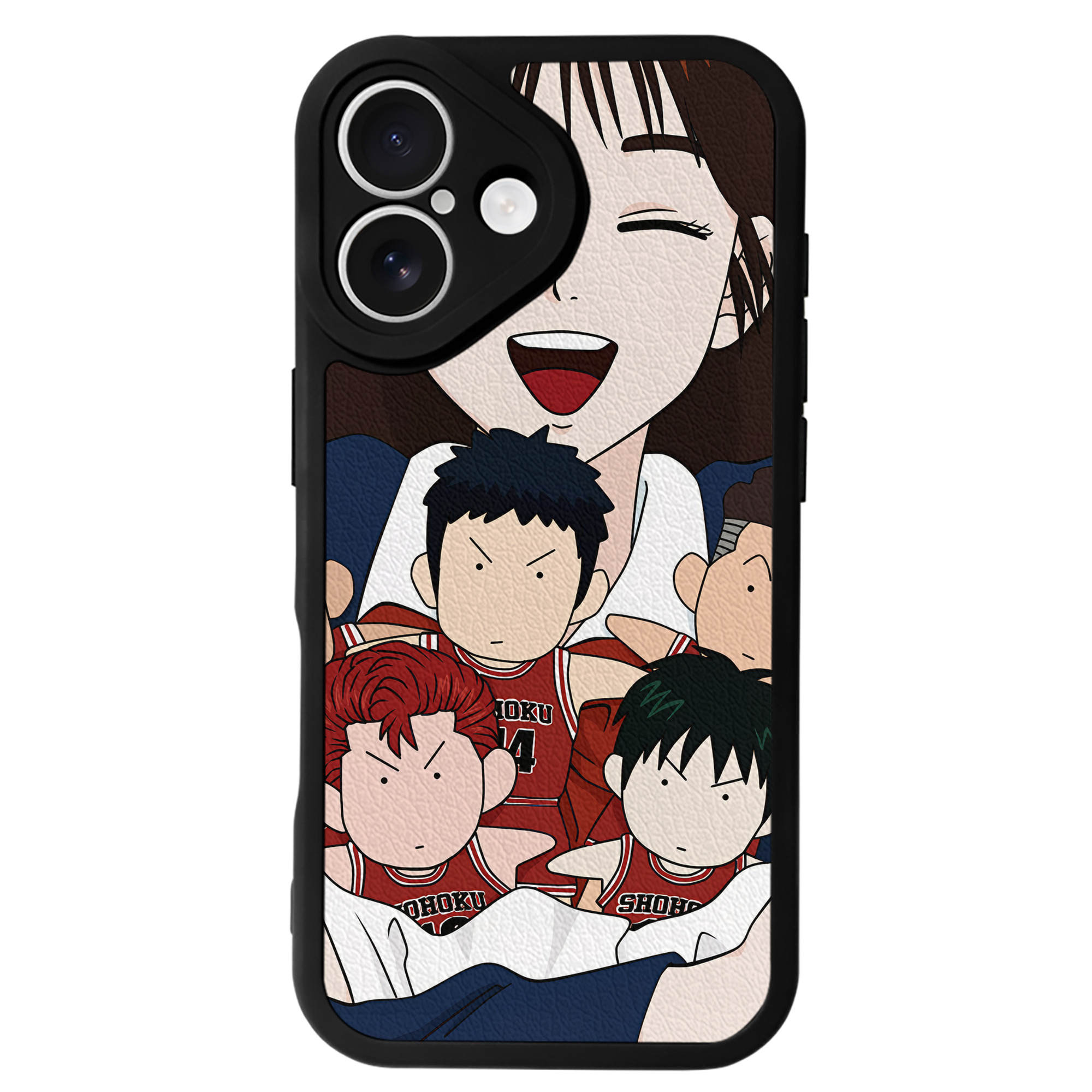 （画像用） SLAM DUNK／スラムダンク 【iPhone 16シリーズ対応】シリコンスマホケース（レザー調） 材質：シリコン